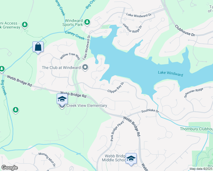 map of restaurants, bars, coffee shops, grocery stores, and more near 145 Staghound Court in Alpharetta