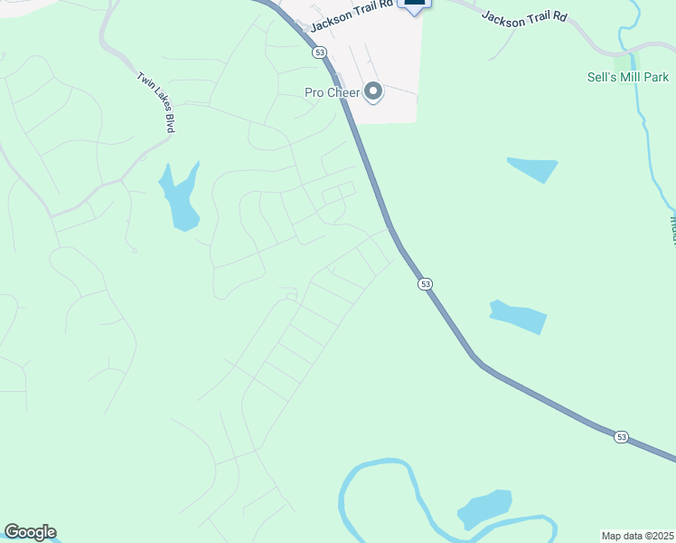 map of restaurants, bars, coffee shops, grocery stores, and more near 133 Pyramid Lane in Hoschton