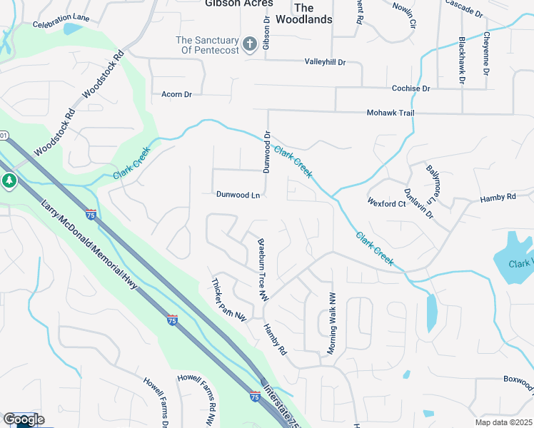 map of restaurants, bars, coffee shops, grocery stores, and more near 4991 Sawgrass Place Northwest in Acworth