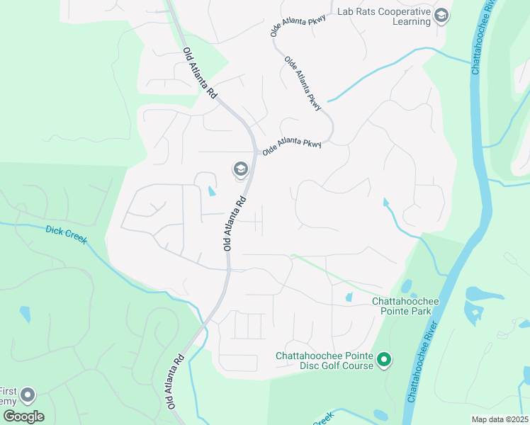 map of restaurants, bars, coffee shops, grocery stores, and more near 5925 Arbor Knoll Place in Suwanee