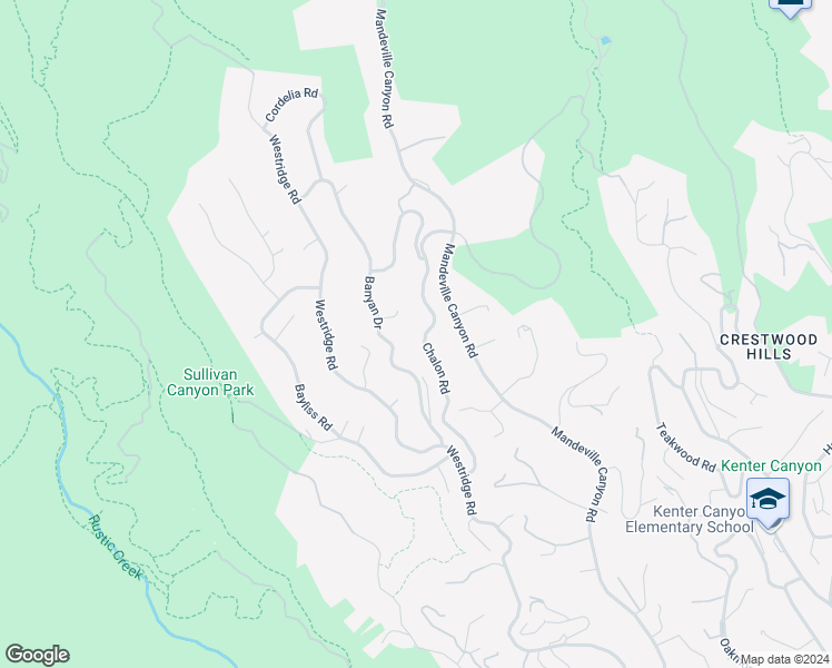 map of restaurants, bars, coffee shops, grocery stores, and more near 13257 Chalon Road in Los Angeles