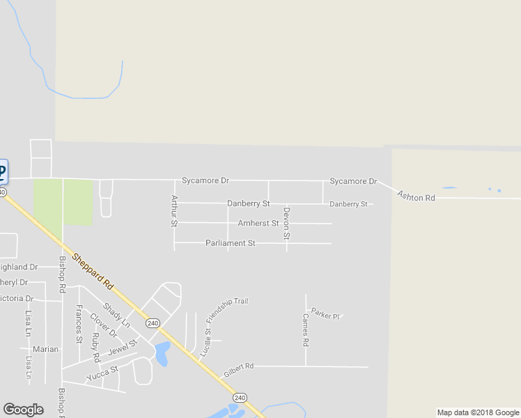 map of restaurants, bars, coffee shops, grocery stores, and more near 1310 Danberry Street in Burkburnett