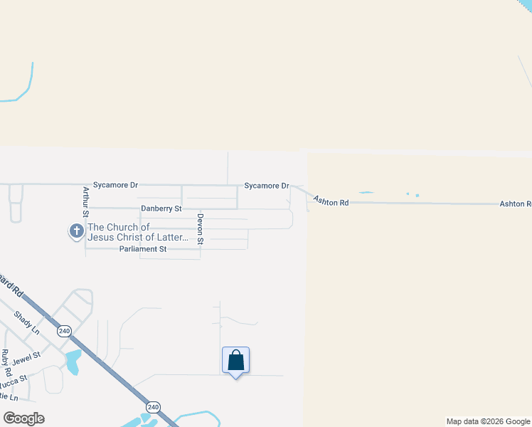 map of restaurants, bars, coffee shops, grocery stores, and more near 1420 Danberry Street in Burkburnett