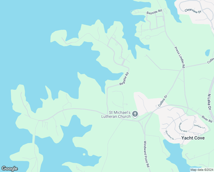 map of restaurants, bars, coffee shops, grocery stores, and more near 307 Regatta Road in Columbia