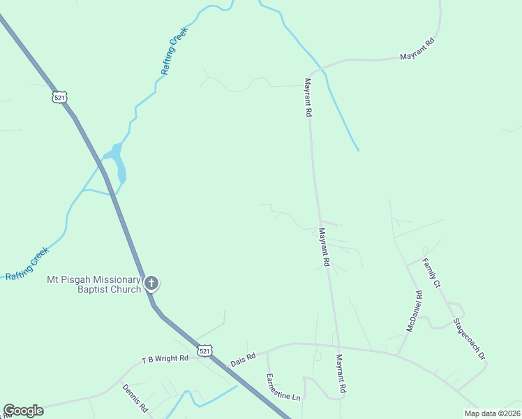 map of restaurants, bars, coffee shops, grocery stores, and more near 6096 Catawba Lane in Rembert