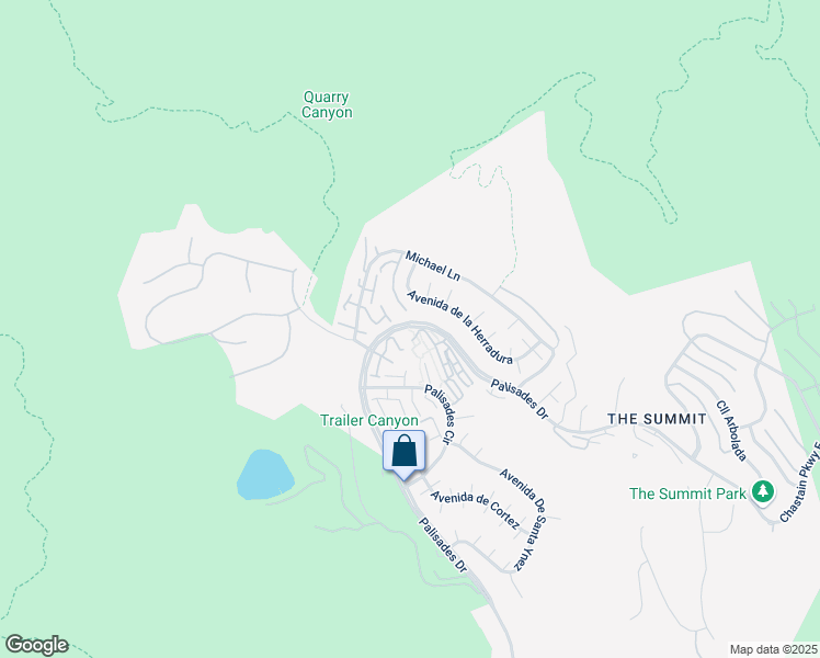 map of restaurants, bars, coffee shops, grocery stores, and more near 1644 Palisades Drive in Los Angeles