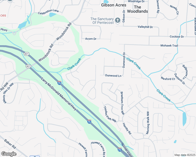 map of restaurants, bars, coffee shops, grocery stores, and more near 5232 Centennial Hill Drive Northwest in Acworth