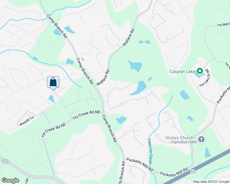 map of restaurants, bars, coffee shops, grocery stores, and more near 2855 Drayton Hall Drive Northeast in Buford
