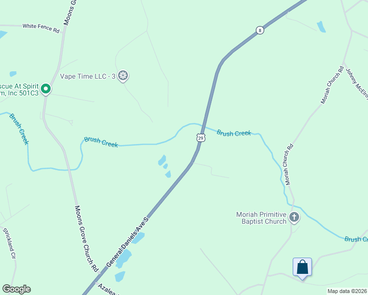 map of restaurants, bars, coffee shops, grocery stores, and more near 3840 U.S. 29 in Colbert