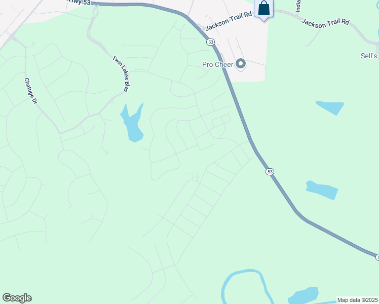 map of restaurants, bars, coffee shops, grocery stores, and more near 192 Candlewood Lane in Hoschton