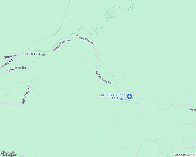 map of restaurants, bars, coffee shops, grocery stores, and more near 23010 Saddle Peak Road in Topanga