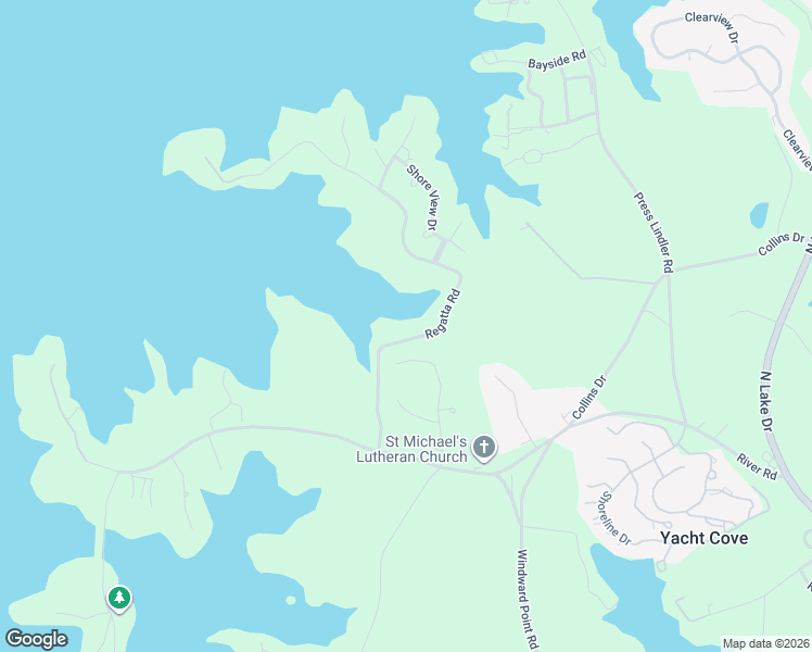 map of restaurants, bars, coffee shops, grocery stores, and more near 319 Regatta Road in Columbia