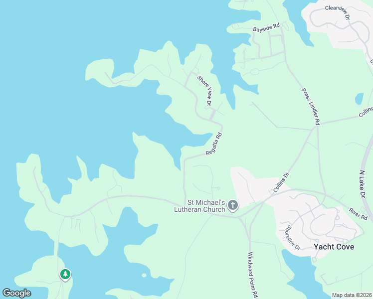 map of restaurants, bars, coffee shops, grocery stores, and more near 319 Regatta Road in Columbia