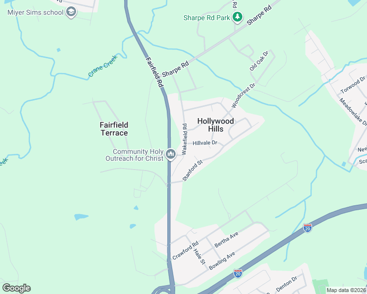 map of restaurants, bars, coffee shops, grocery stores, and more near 6824 Wakefield Road in Columbia