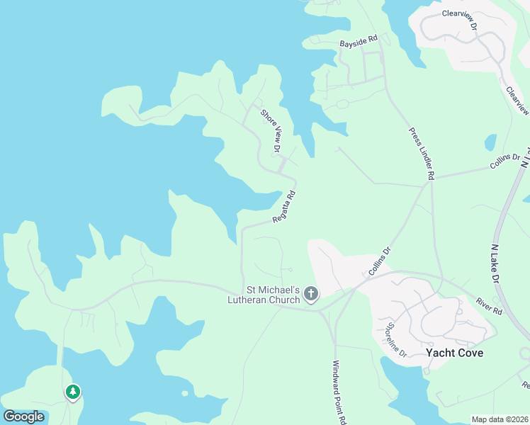 map of restaurants, bars, coffee shops, grocery stores, and more near 319 Regatta Road in Columbia