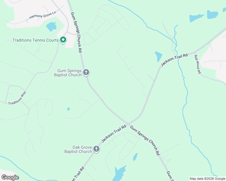 map of restaurants, bars, coffee shops, grocery stores, and more near 1511 Gum Springs Church Road in Jefferson