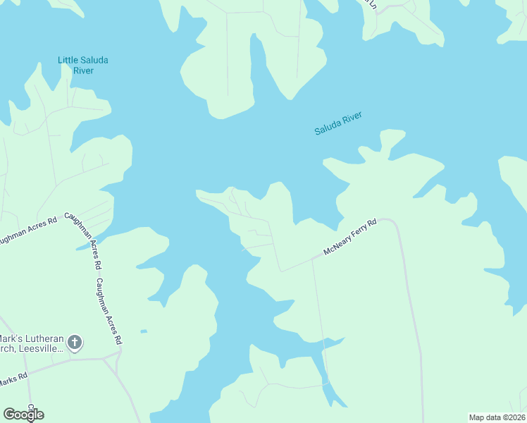 map of restaurants, bars, coffee shops, grocery stores, and more near 140 La Force Lane in Saluda County