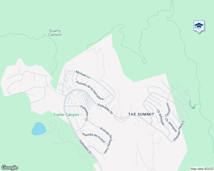 map of restaurants, bars, coffee shops, grocery stores, and more near 1835 Michael Lane in Los Angeles