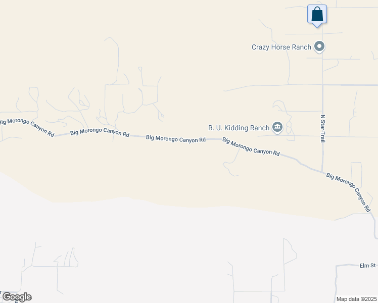 map of restaurants, bars, coffee shops, grocery stores, and more near Big Morongo Canyon Road in Morongo Valley