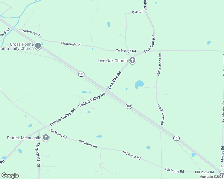 map of restaurants, bars, coffee shops, grocery stores, and more near 4526 Georgia 101 in Aragon