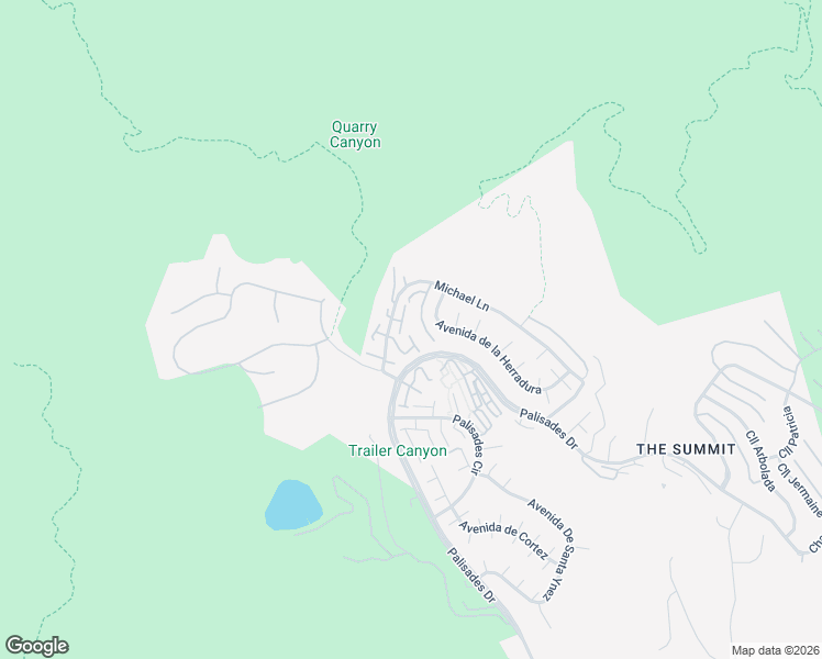 map of restaurants, bars, coffee shops, grocery stores, and more near 1694 Michael Lane in Los Angeles