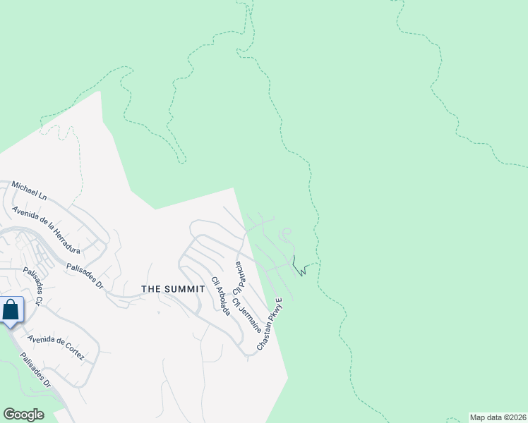 map of restaurants, bars, coffee shops, grocery stores, and more near 16821 Vía La Costa in Los Angeles