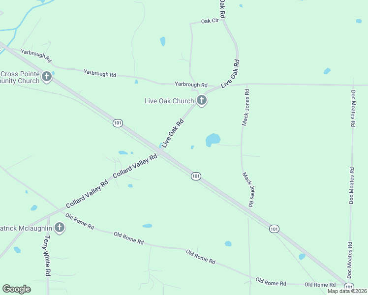 map of restaurants, bars, coffee shops, grocery stores, and more near 4526 Georgia 101 in Aragon