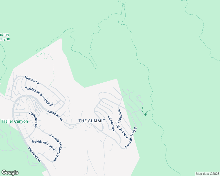 map of restaurants, bars, coffee shops, grocery stores, and more near 16864 Calle Bellevista in Los Angeles