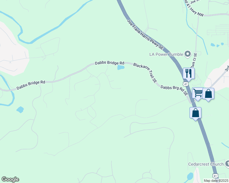 map of restaurants, bars, coffee shops, grocery stores, and more near 236 Silverfern Trace in Acworth