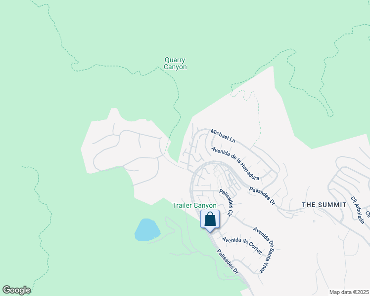 map of restaurants, bars, coffee shops, grocery stores, and more near 1663 Michael Lane in Los Angeles
