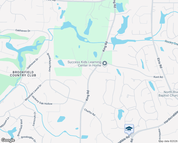 map of restaurants, bars, coffee shops, grocery stores, and more near 12140 King Road in Roswell