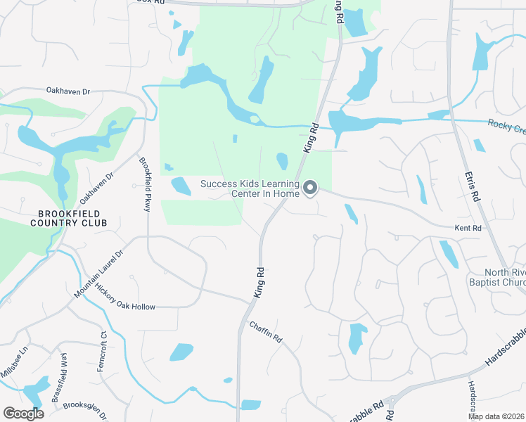 map of restaurants, bars, coffee shops, grocery stores, and more near 12140 King Road in Roswell