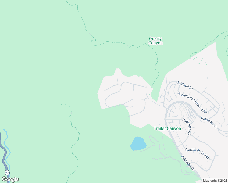 map of restaurants, bars, coffee shops, grocery stores, and more near 17636 Camino De Yatasto in Los Angeles