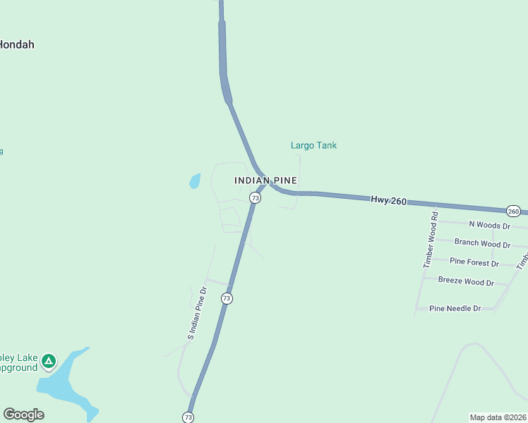 map of restaurants, bars, coffee shops, grocery stores, and more near 777 Arizona 260 in Navajo County