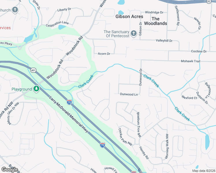 map of restaurants, bars, coffee shops, grocery stores, and more near 5251 Centennial Hill Drive Northwest in Acworth
