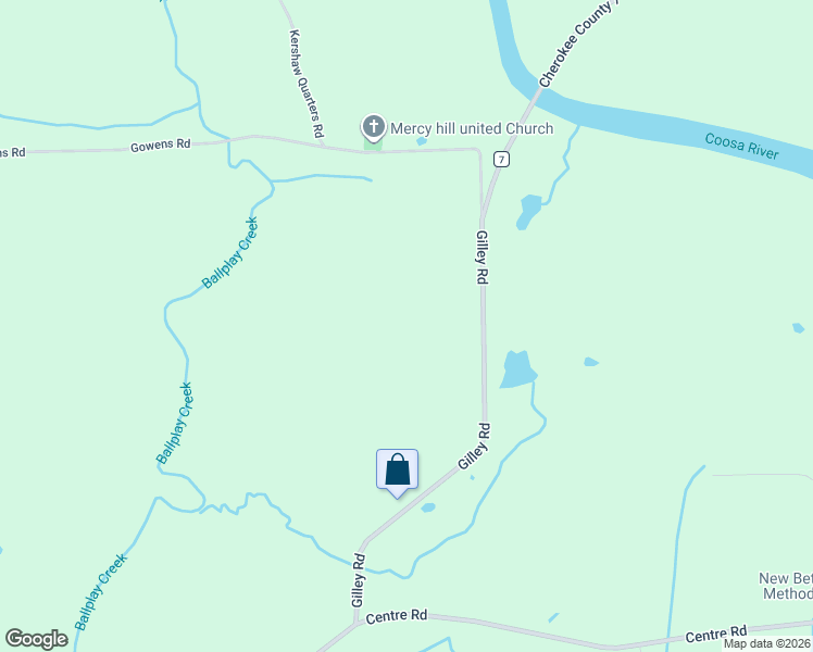 map of restaurants, bars, coffee shops, grocery stores, and more near 903 Gilley Road in Gadsden