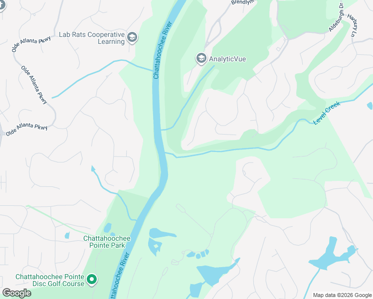 map of restaurants, bars, coffee shops, grocery stores, and more near 3115 Glastonbury Lane in Suwanee