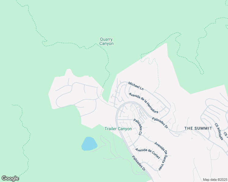 map of restaurants, bars, coffee shops, grocery stores, and more near 1571 Michael Lane in Los Angeles