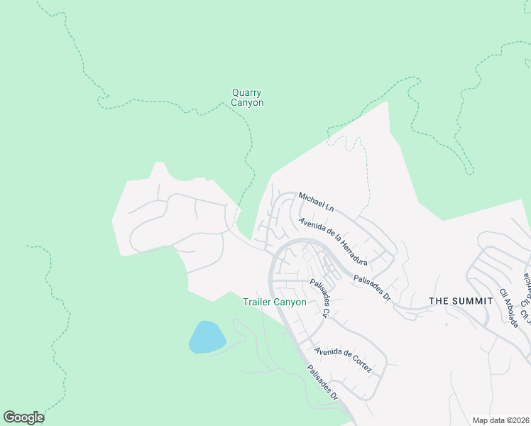 map of restaurants, bars, coffee shops, grocery stores, and more near 1675 Michael Lane in Los Angeles