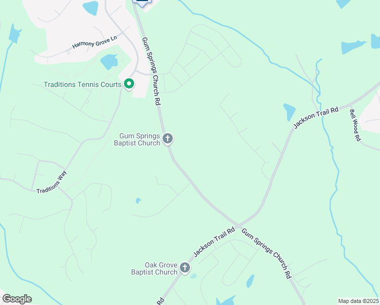 map of restaurants, bars, coffee shops, grocery stores, and more near 1397 Gum Springs Church Road in Jefferson