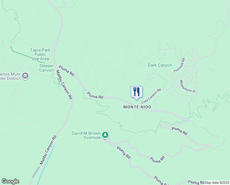 map of restaurants, bars, coffee shops, grocery stores, and more near 548 Live Oak Circle Drive in Calabasas
