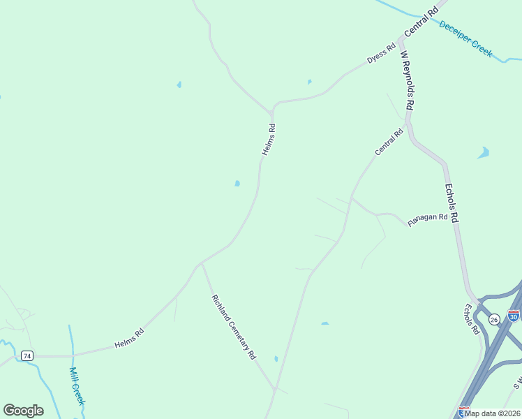 map of restaurants, bars, coffee shops, grocery stores, and more near 513 Helms Road in Arkadelphia