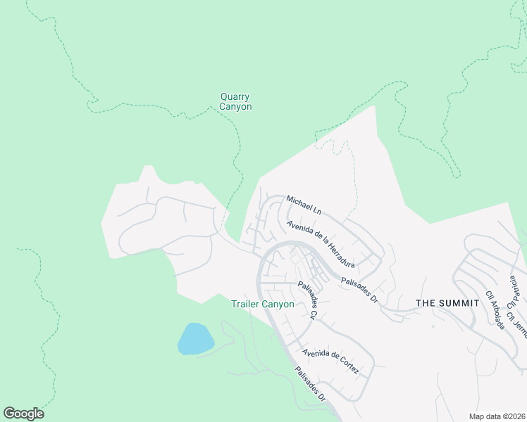 map of restaurants, bars, coffee shops, grocery stores, and more near 1675 Michael Lane in Los Angeles