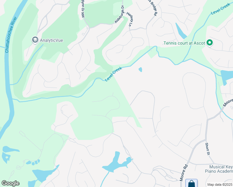 map of restaurants, bars, coffee shops, grocery stores, and more near 811 Woodvale Point in Suwanee