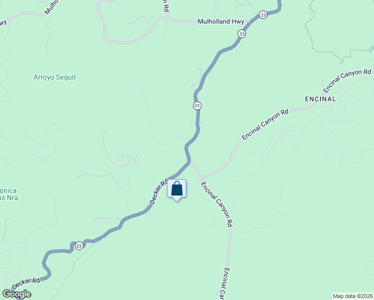 map of restaurants, bars, coffee shops, grocery stores, and more near 1636 Decker Road in Malibu