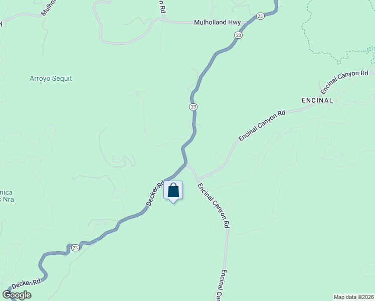 map of restaurants, bars, coffee shops, grocery stores, and more near 1634 Decker Road in Malibu