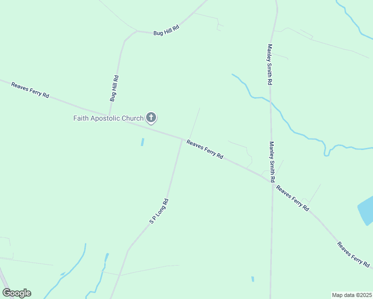 map of restaurants, bars, coffee shops, grocery stores, and more near 59 South P Long Road in Nakina
