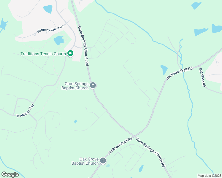 map of restaurants, bars, coffee shops, grocery stores, and more near 1397 Gum Springs Church Road in Jefferson