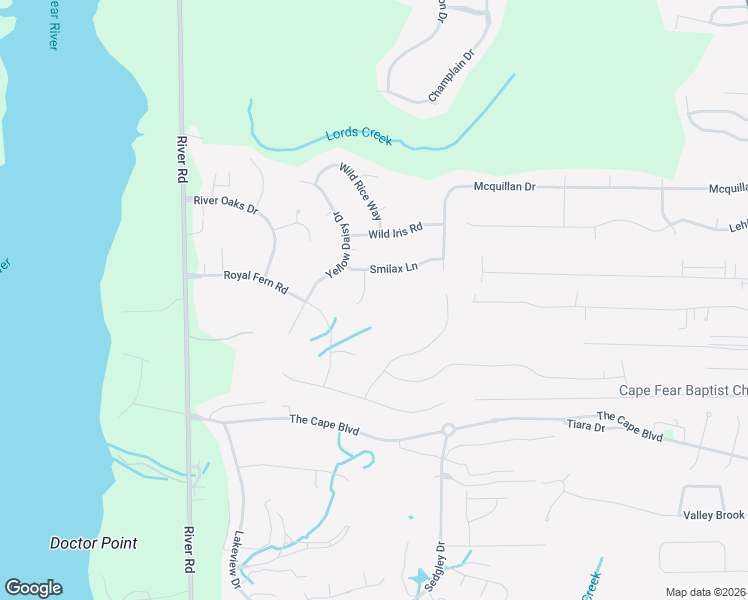 map of restaurants, bars, coffee shops, grocery stores, and more near 8109 Needle Grass Way in Wilmington