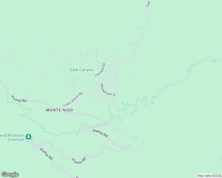 map of restaurants, bars, coffee shops, grocery stores, and more near 25624 Monte Nido Drive in Calabasas
